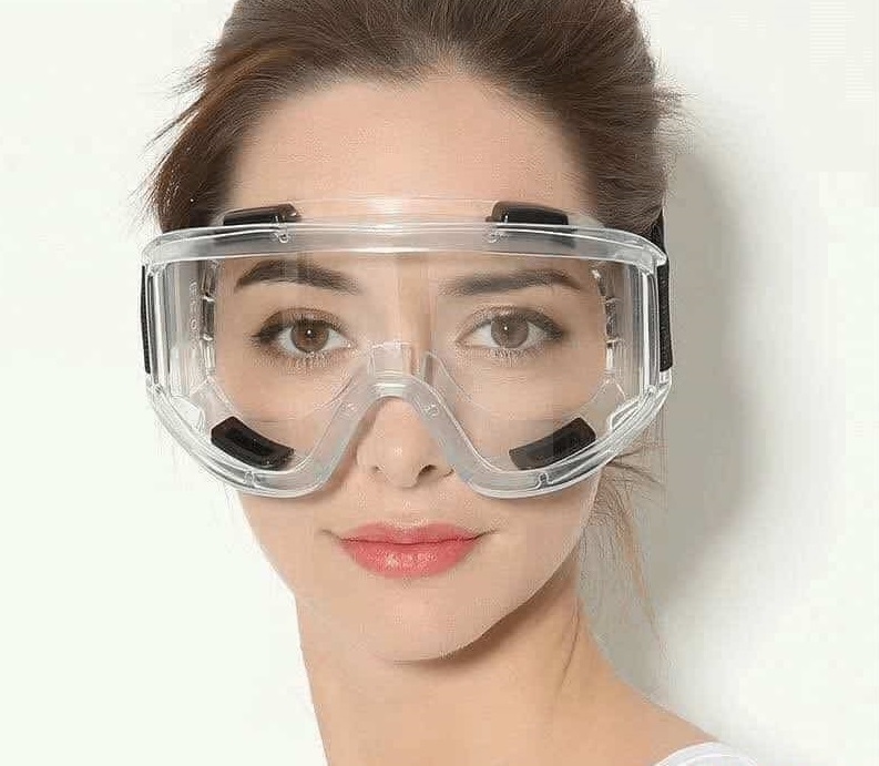 Google Silicon Big Black Ventillation China Goggles