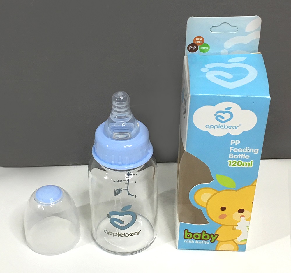Apple Bear baby feeder bottle - 150ml