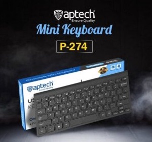 Aptech P274 USB Mini Desktop Keyboard