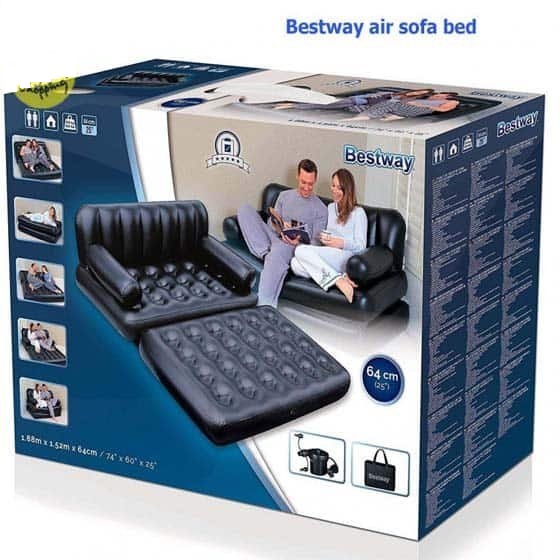 Bestway modern air sofa bed 5 in 1