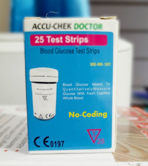 Accu Chek Doctor Test Strips 25 pcs for Glucose Meter