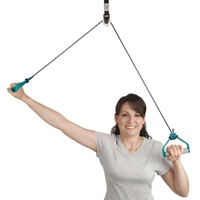 Overhead Pulley with Rope for Exercise & Physical Therapy