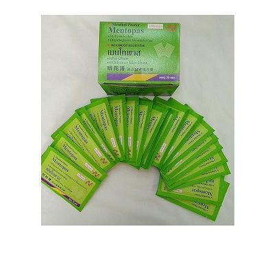 Mentopas plaster pain relief,painkillerpatch,tigerplast patch reduce pain