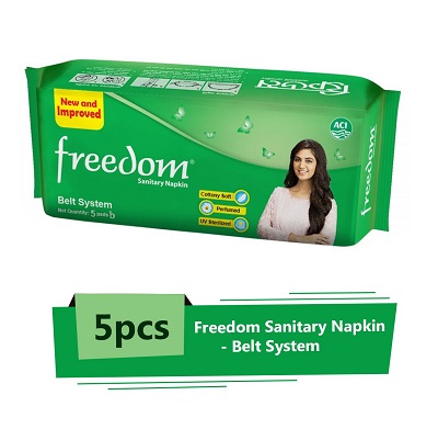 Freedom Sanitary Napkin - Belt System (5pcs)