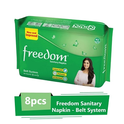 Freedom Sanitary Napkin - Belt System (8pcs)
