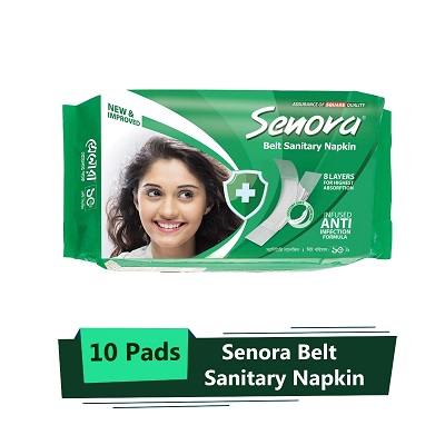 Senora Belt Sanitary Napkin - 10 Pads