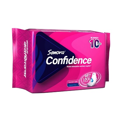 Senora Confidence Sanitary Napkin (Panty System) - 10 Pads