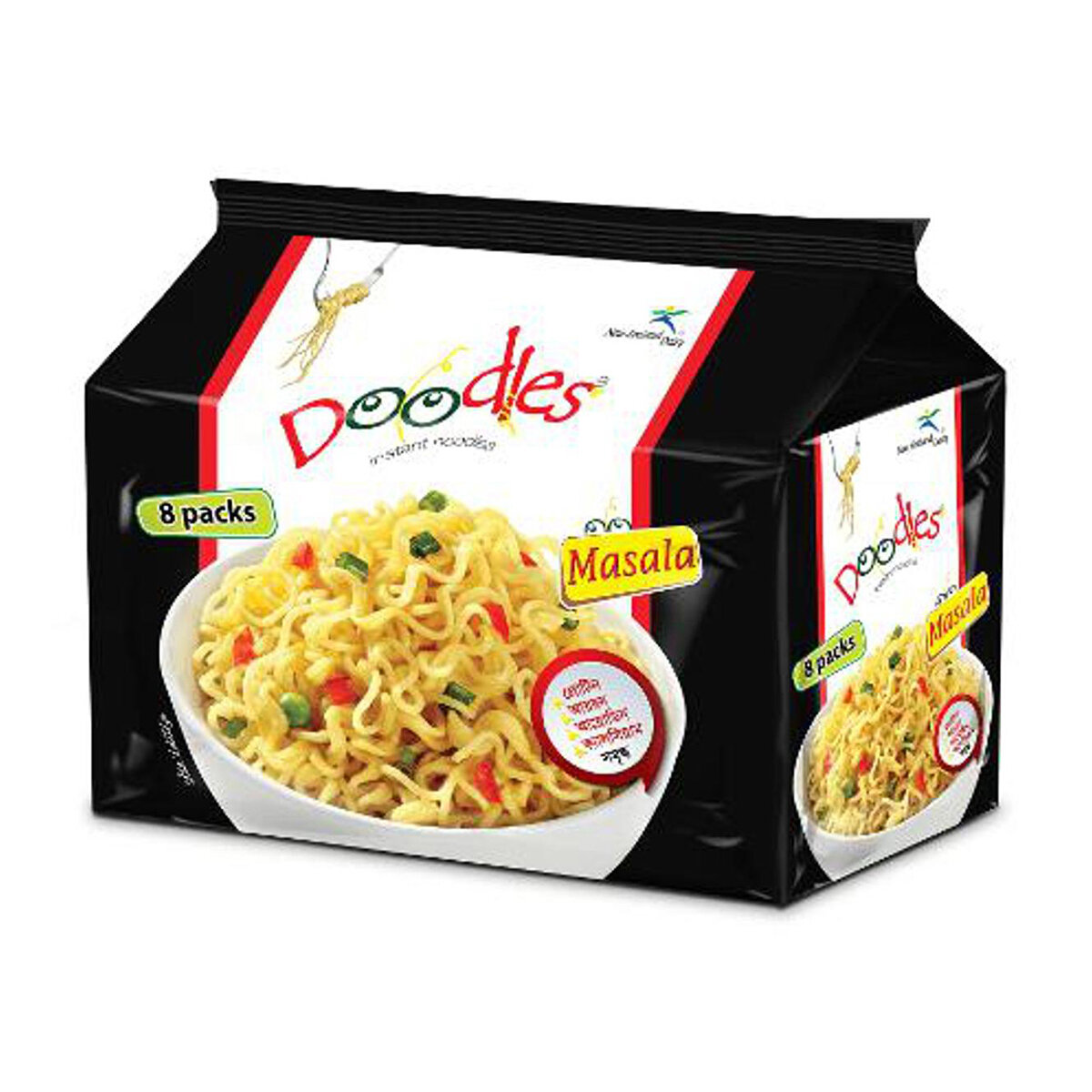 Doodles Instant Noodles Masala 8 Pack- 496gm